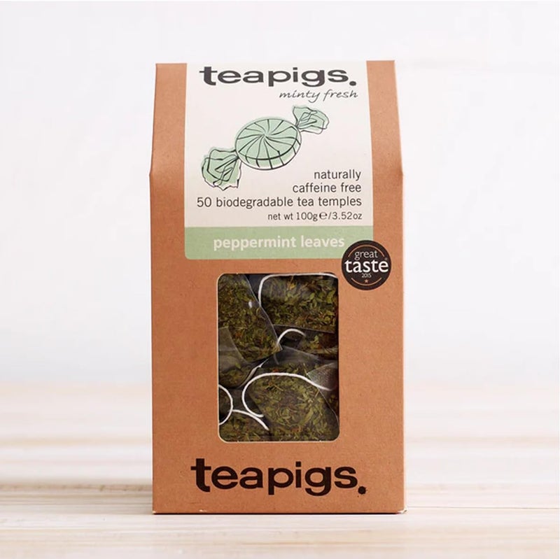 Teapigs Peppermint Leaves Tea Bags - 50 Count - Image 2